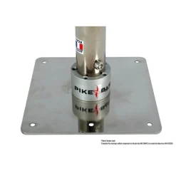 Platine basse inox carrée Pike'N Bass