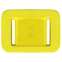 Plomb de ceinture Sublest plastifié Jaune 2 Kg