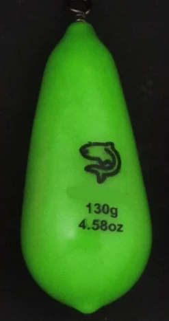 Plombs Arlesey Plastifiés Lemer Vert Fluo