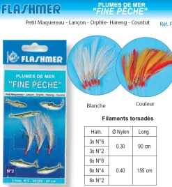 Plumes de Mer Flashmer Fine Pêche 90 cm