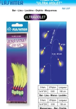 Plumes de Mer Flashmer Ultra Violet N°2/0