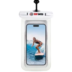 Pochette téléphone étanche Surf United Blanc