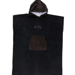 Poncho de bain à capuche Billabong - Black