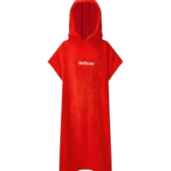 Poncho de bain enfant Northcore Beach Basha Rouge