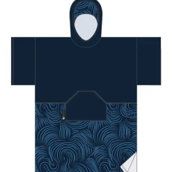 Poncho de bain Madness | Navy Swirl