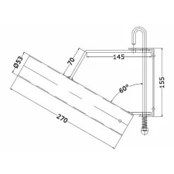 Porte canne / tangon Seanox grand modèle