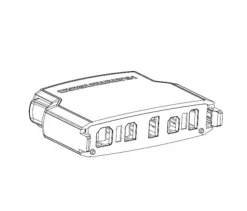 Porte câble Humminbird pour série HELIX 8, 9,10,12