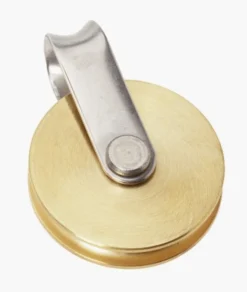 Poulie laiton Barton anneau fixe pour câble 5 mm