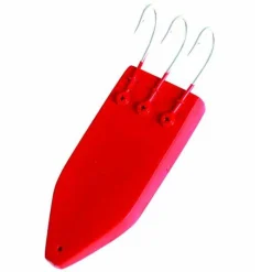 Poulpière rouge 3 hameçons