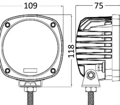 Projecteur Osculati Spot Led HD - 50W