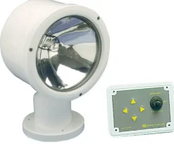 Projecteur télécommandé Osculati Mega avec ampoule étanche Sealed Beam de 7’’