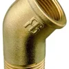 Raccord coudé laiton Plastimo 45°mâle-femelle 51 mm