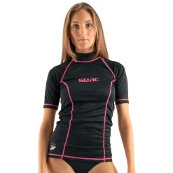 Rash guard Seac sub Femme T-sun Short - Noir