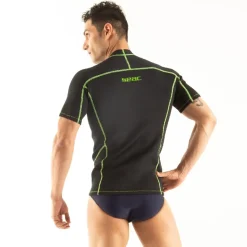 Rash Guard Seac sub Fit Short Noir - Homme