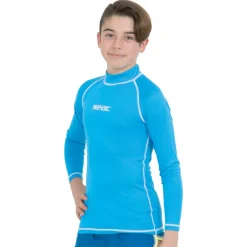 Rash guard Seac sub Garçon T-sun Long - Bleu Clair