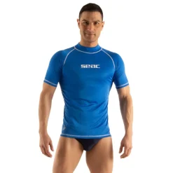 Rash guard Seac sub Homme T-sun Short - Bleu