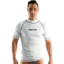 Rash guard Seac sub Homme T-sun Short - Blanc