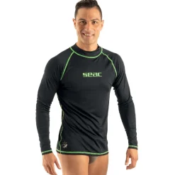 Rash guard Seac sub Homme T-sun Long - Noir