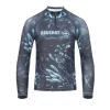 Rashguard lycra enfant Snorkeling Beuchat Atoll Seaweed Junior