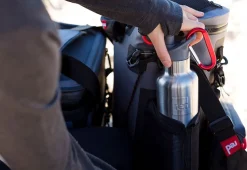 Red paddle thermos