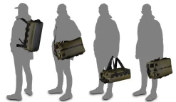 Sac à dos étanche HPA Hybridduffle 30 Noir