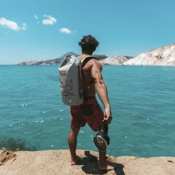 Sac à dos étanche Zulupack Indy 40L Gris Camel