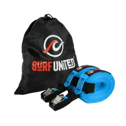 Sangle d'arrimage Surf United par 2 Bleu 4M X 25MM