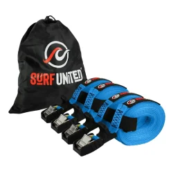 Sangle d'arrimage Surf United par 4 Bleu 4M X 25MM