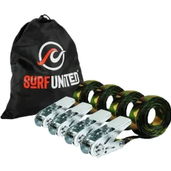 Sangles à cliquet Surf United par 4 Camo 5M X 25MM