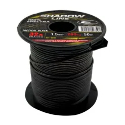 Shadow line 100% Spectra Epsealon 50 M 1.5 mm - Tactical Black