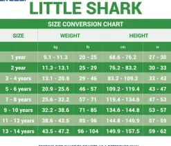 Shorty de Natation enfant Cressi Little Shark - 2 mm - Black/Lime
