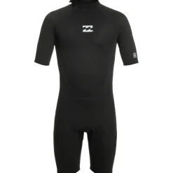 Shorty enfants Billabong Intruder back zip 2 mm - Black
