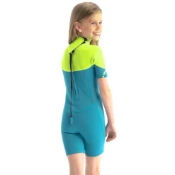 Shorty enfants Jobe Boston 2mm Back Zip Sarcelle