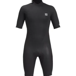 Shorty homme Billabong Intruder back zip 2 mm - Noir