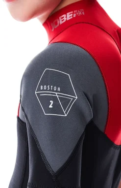 Shorty Junior Jobe Boston 2mm - Rouge