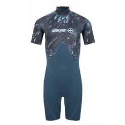 Shorty snorkeling Beuchat Atoll Seaweed - 2 mm Junior