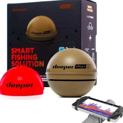 Sondeur Deeper CHIRP+ V2 avec support téléphone
