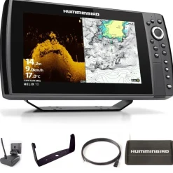 Sondeur GPS Humminbird Hélix 10 G4N CHIRP MEGA DI + Sonde 140/240/1075/1150 KHz