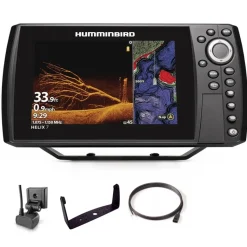 Sondeur GPS Humminbird Hélix 7 G4N CHIRP MEGA DI + Sonde 140/240/455/800/1200 KHz