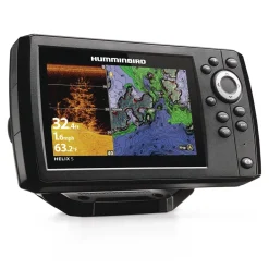 Sondeur GPS Humminbird Hélix 5 G3 CHIRP DI + Sonde 140/200/455 KHz