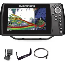 Sondeur GPS Humminbird Hélix 7 G4N CHIRP + Sonde 140/240 KHz