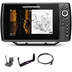 Sondeur GPS Humminbird Hélix 8 G4N CHIRP MEGA SI + Sonde 140/240/1075/1200 KHz