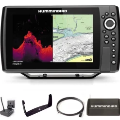 Sondeur GPS Humminbird Hélix 9 G4N CHIRP MEGA DI + Sonde 140/240/1075/1150 KHz