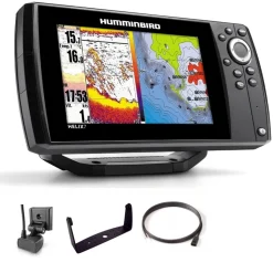 Sondeur GPS Humminbird Hélix 7 G4 CHIRP XD 2D + Sonde 50/200 KHz