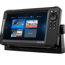 Sondeur GPS Lowrance Eagle 9 CHIRP Tripleshot + Sonde 83/200/455/800 KHz