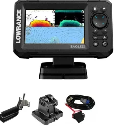 Sondeur GPS Lowrance Eagle 5 CHIRP Splitshot + Sonde 455/800 KHz