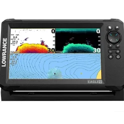 Sondeur GPS Lowrance Eagle 9 CHIRP HDI + Sonde 50/200/455/800 KHz