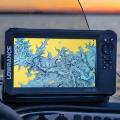 Sondeur GPS Lowrance Eagle 9 CHIRP HDI + Sonde 50/200/455/800 KHz