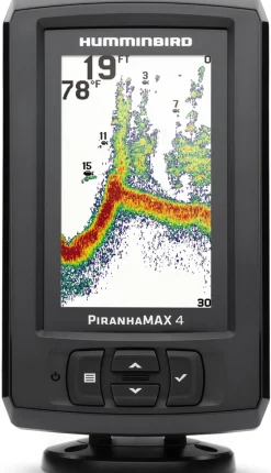 Sondeur Humminbird PiranhaMax 4 + Sonde 200/455 KHz