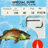 Spécial surf 9145 BL 150 cm Hameçons N°2 sur Nylon 35/100